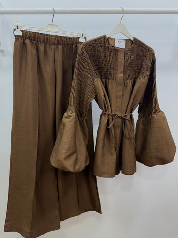 Balon Kol Takım/Kahve