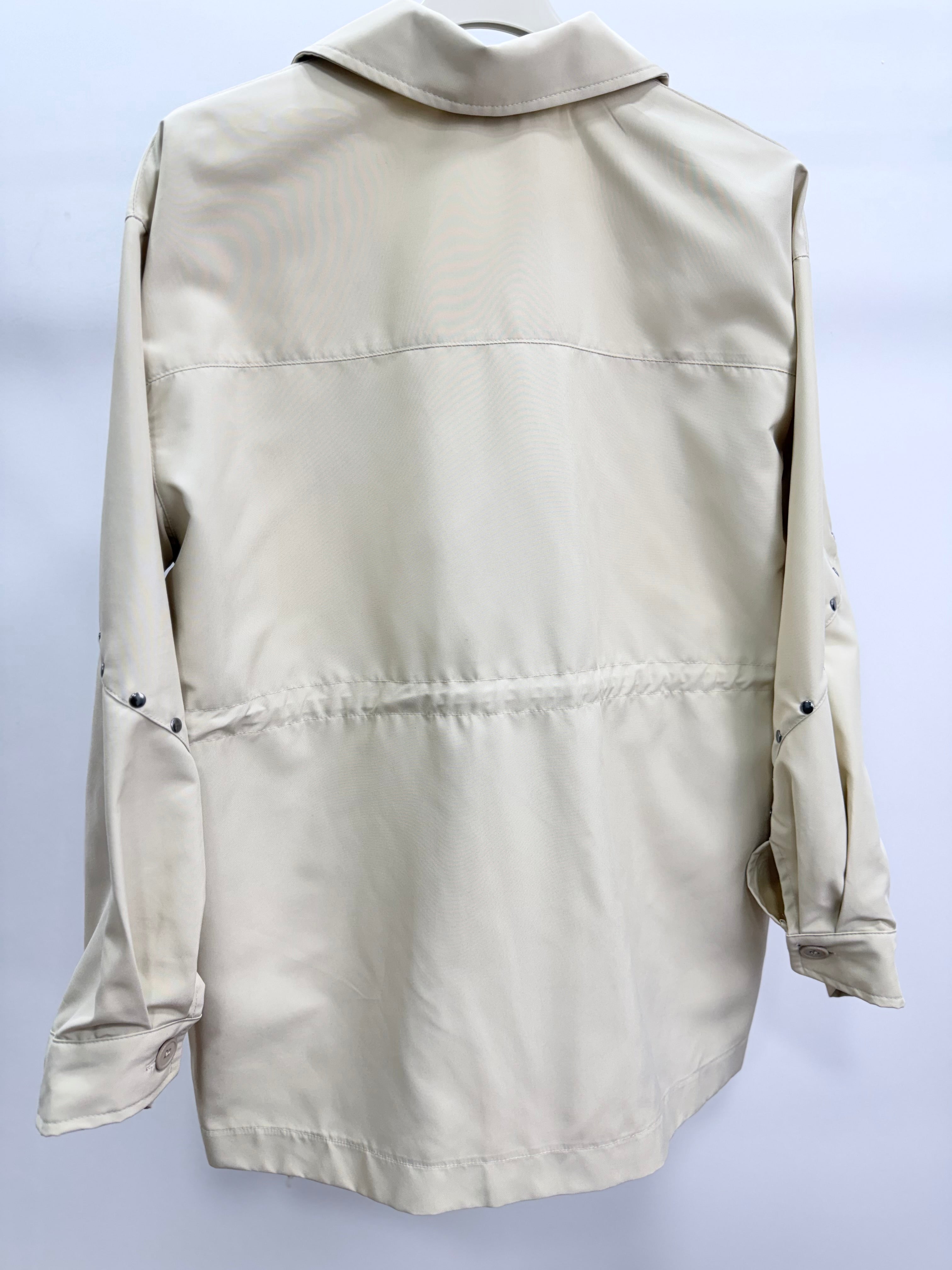 İşlemeli Ceket/Bej