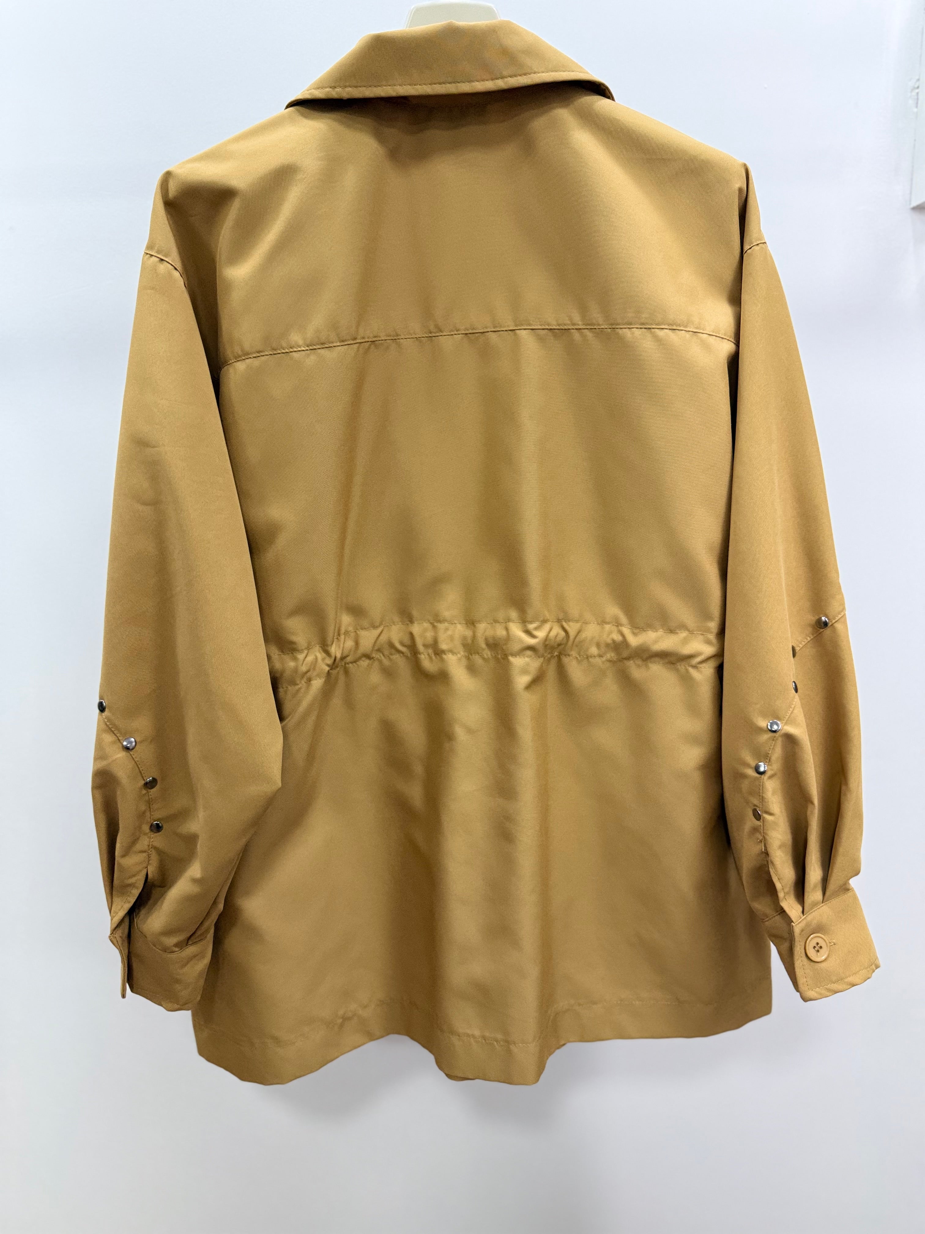 İşlemeli Ceket/Camel