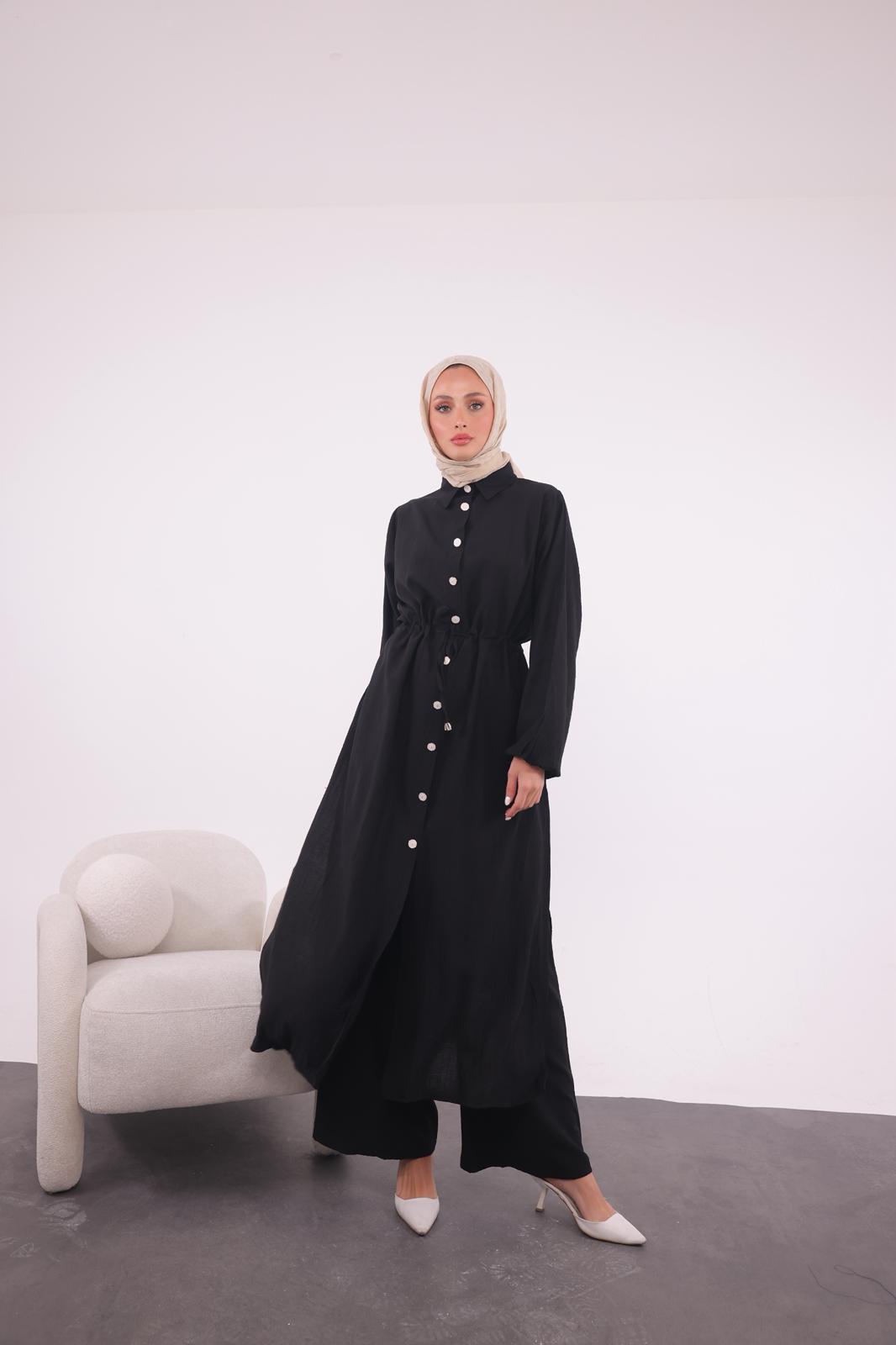 Düğmeli Tunik Takım