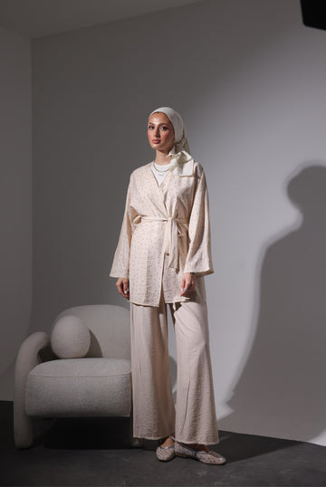 Taşlı Kimono Takım